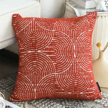 50cm Throw Pillow Burgundy Cinnabar Perfect Burnt