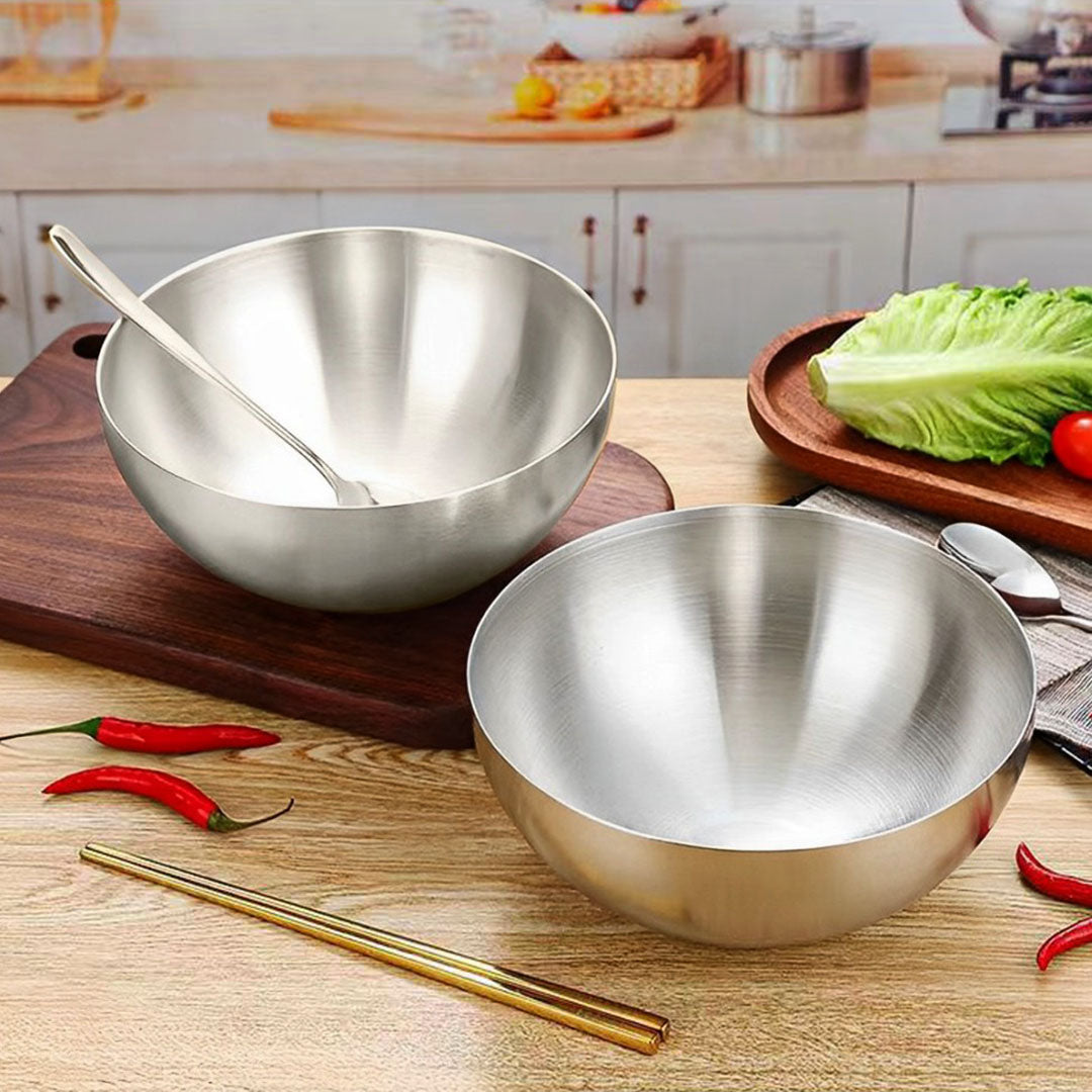20cm Elegant Silver Salad Bowl with Model 201 A Versatile Kitchen Essential