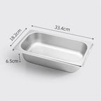 Gastronorm GN Pan Full Size 1/3 GN Pan 6.5 cm Deep Tray