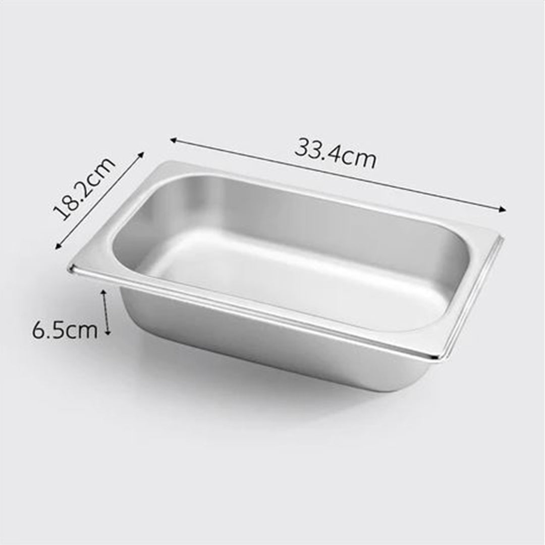 Gastronorm GN Pan Full Size 1/3 GN Pan 6.5 cm Deep Tray
