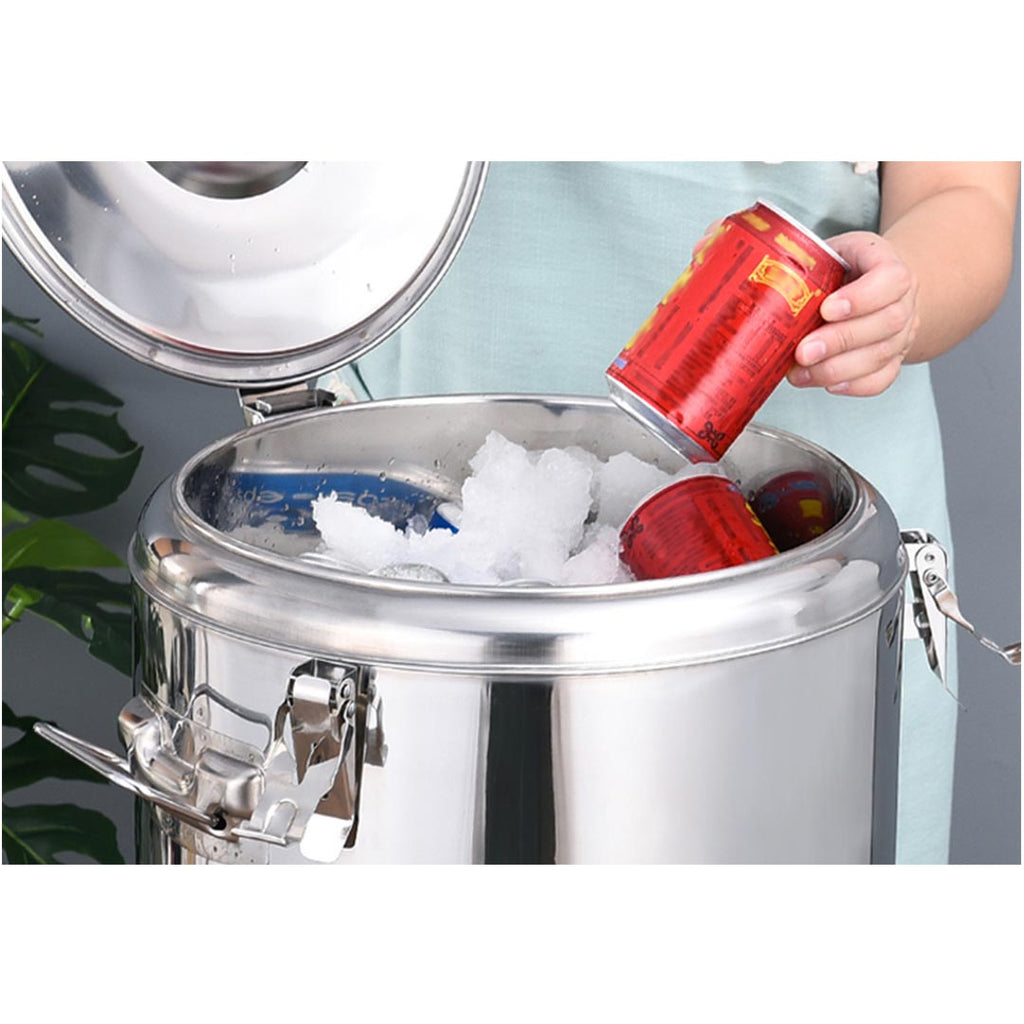22L Stainless Steel Insulated Stock Pot Container
