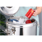 22L Stainless Steel Insulated Stock Pot Container