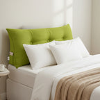 100cm Green Wedge Bed Cushion