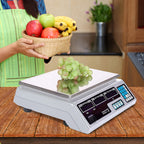 40kg Digital Commercial Kitchen Scales White