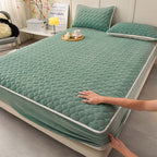 183cm Green Wide Mattress Cover Clover Design