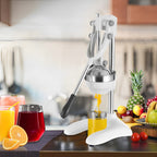 Stainless Steel Manual Juicer White