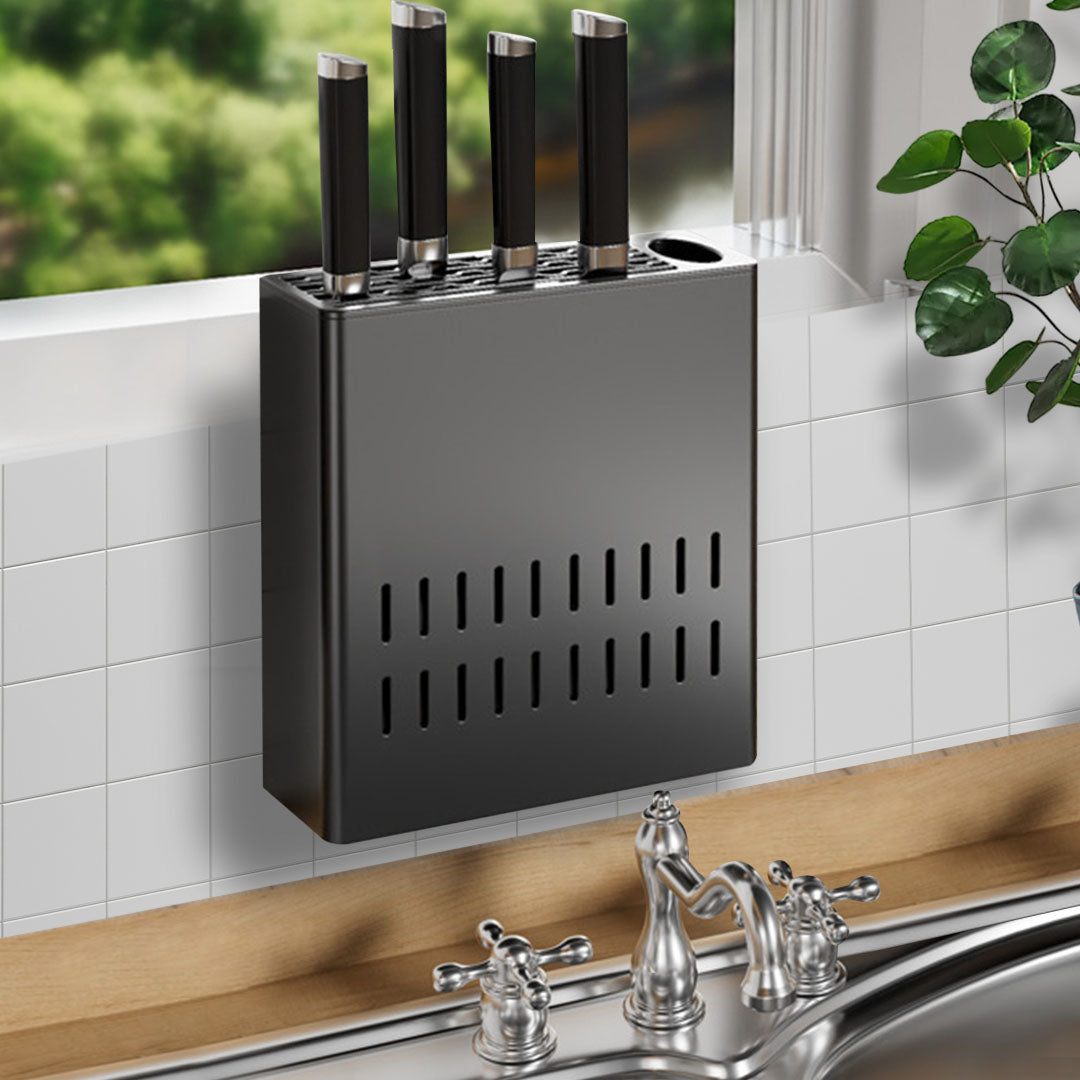 Wall Mounted Kitchen Knife Storage Rack