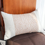 SOGA 2X 35cm Modern Beige Block Textured Decorative Throw Pillow