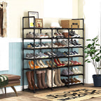 19-Shelf Tier Shoe Storage Shelf with Handle