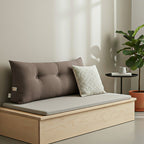 SOGA 100cm Coffee Cushion Pillow