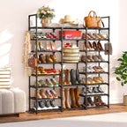 21-Shelf Tier Shoe Storage with Handle