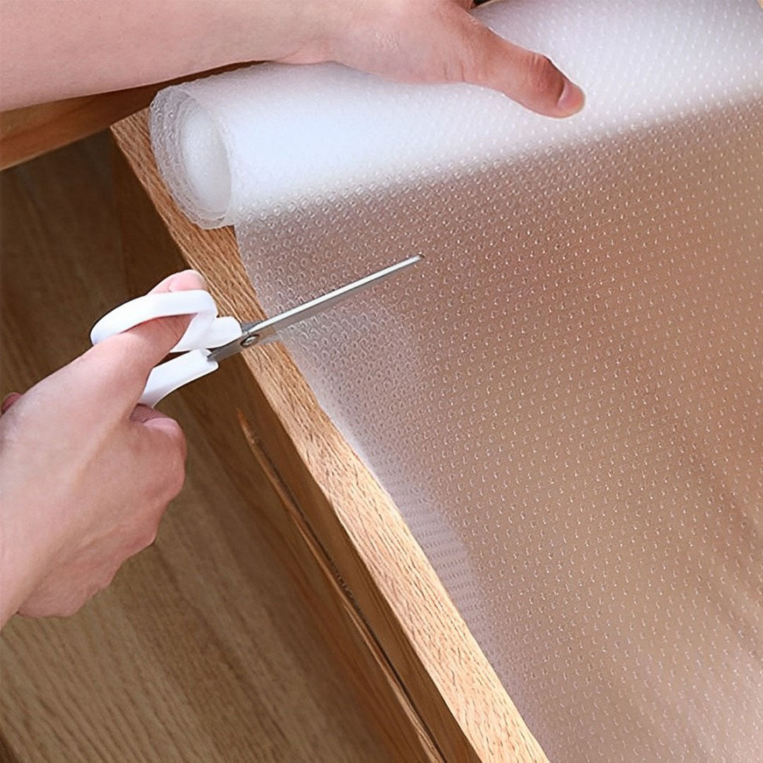 30x500cm Transparent Kitchen Drawer Cabinet Multi Use Liner Non Slip Mat