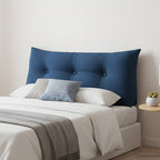 SOGA 100cm Blue Wedge Bed Cushion