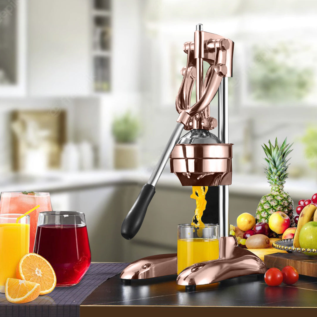 Stainless Steel Manual Juicer Gold