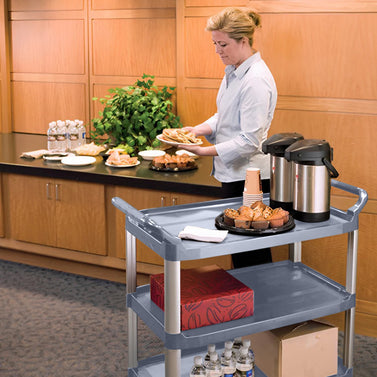 3 Tier Food Trolley 830x420x950mm Gray