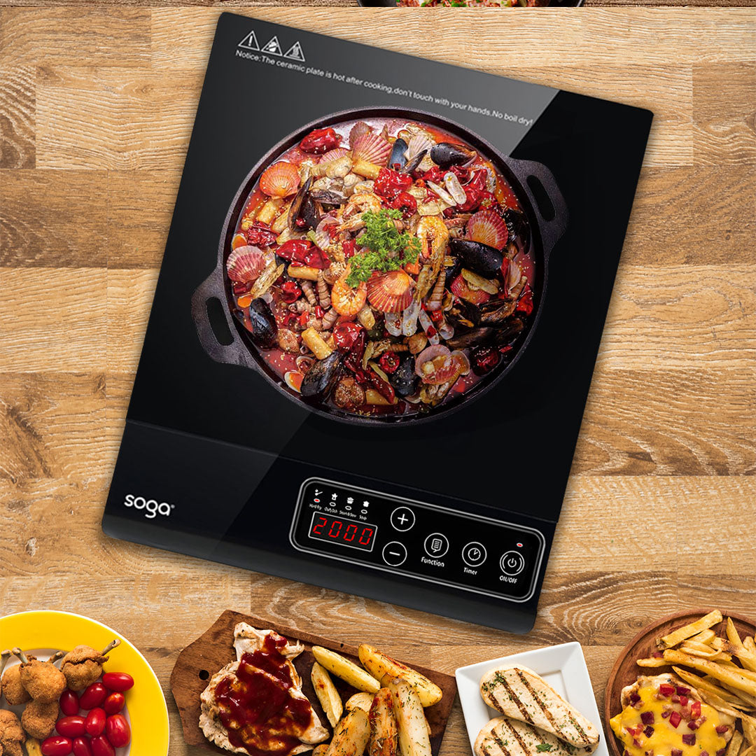 35.5cm Cooktop Electric Smart Induction Cook Top Portable