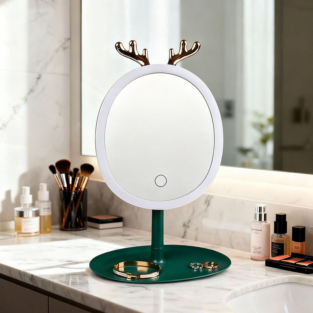Green Antler LED Light Makeup Mirror