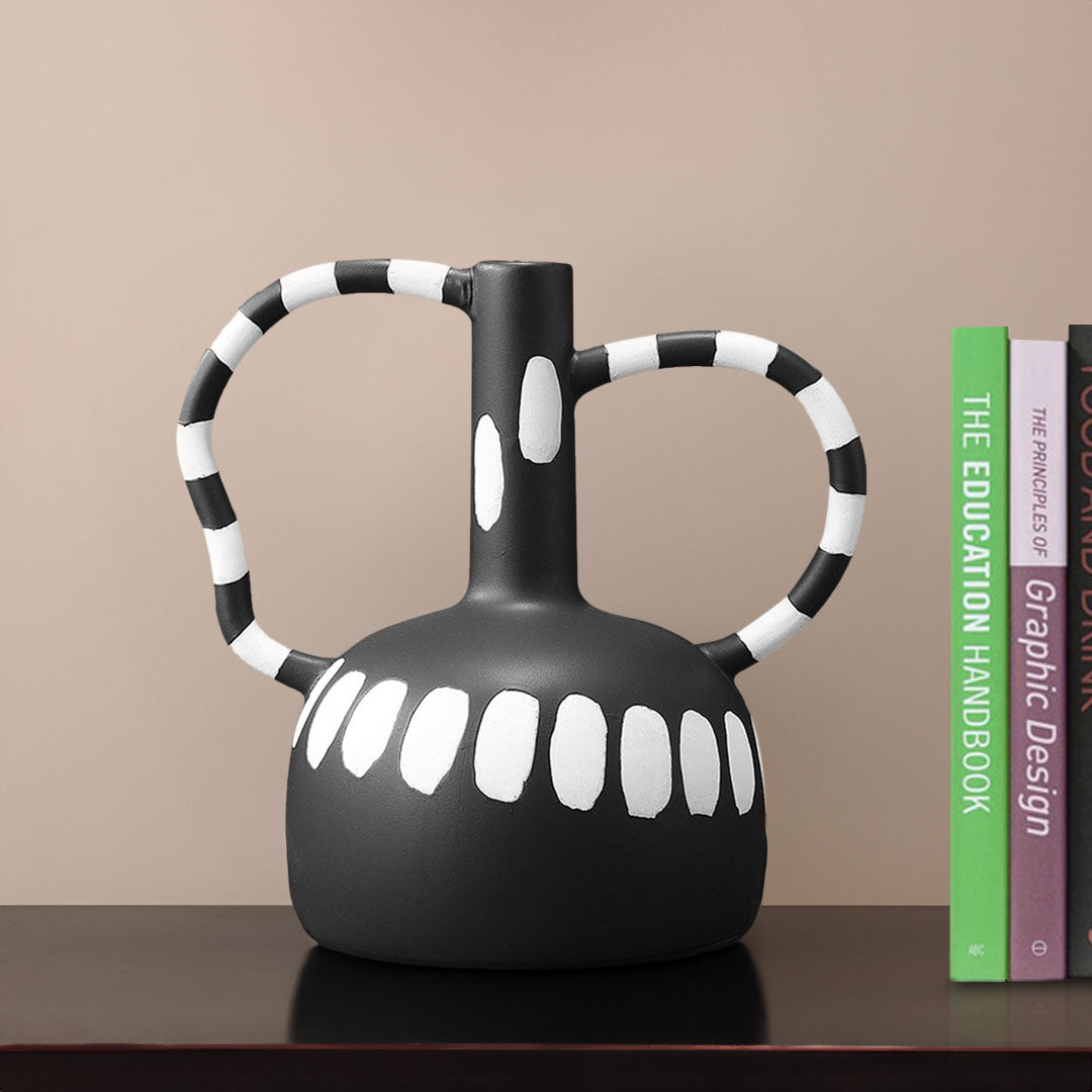 26.5x17cm Ornament Vase with Polka Dot