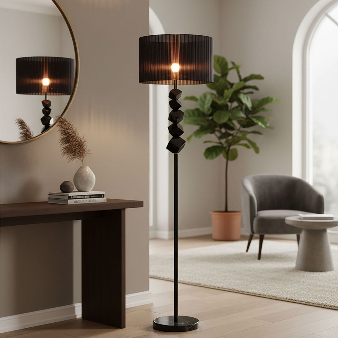 Floor Lamp with Dark Shade