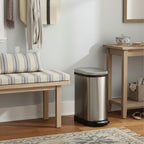 Foot Pedal Stainless Steel Trash Bin 10L