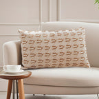 SOGA 2X 35cm  Embroidered Geometric Throw Pillow