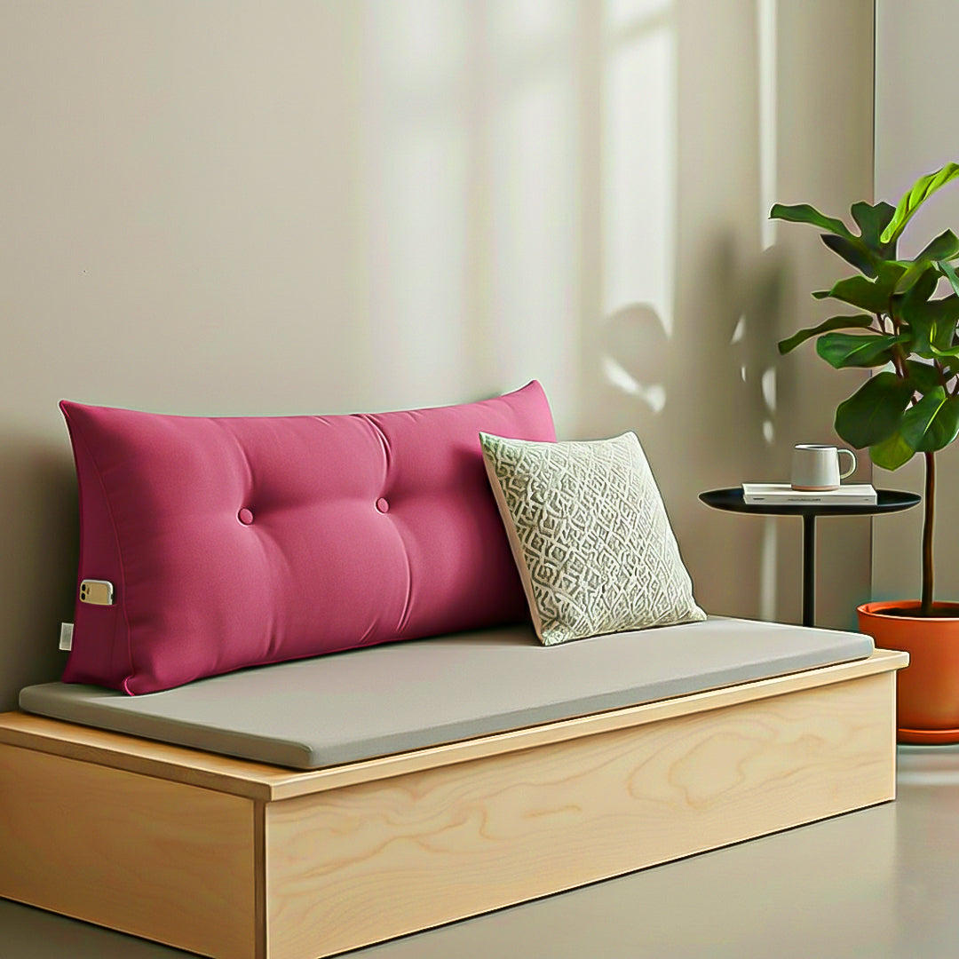 SOGA 100cm Pink Cushion Pillow