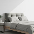 SOGA 100cm Light Grey Wedge Bed Cushion
