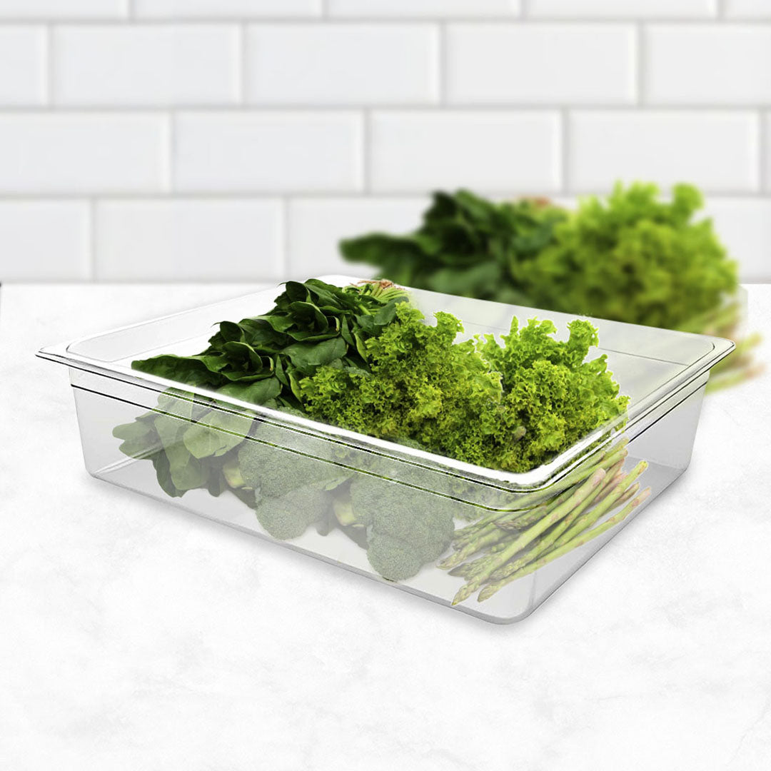 150mm Clear GN Pan 1/1 Food Tray