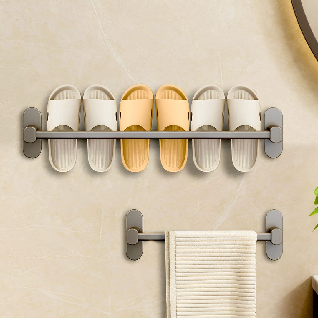 69cm Wall-Mounted Slipper Rack