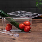 200mm Clear GN Pan 1/1 Food Tray with Lid