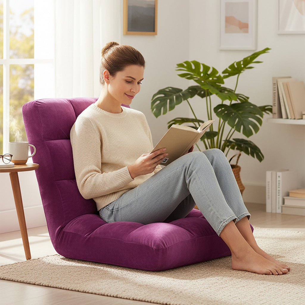 Recliner Lounge Sofa Cushion- Magenta