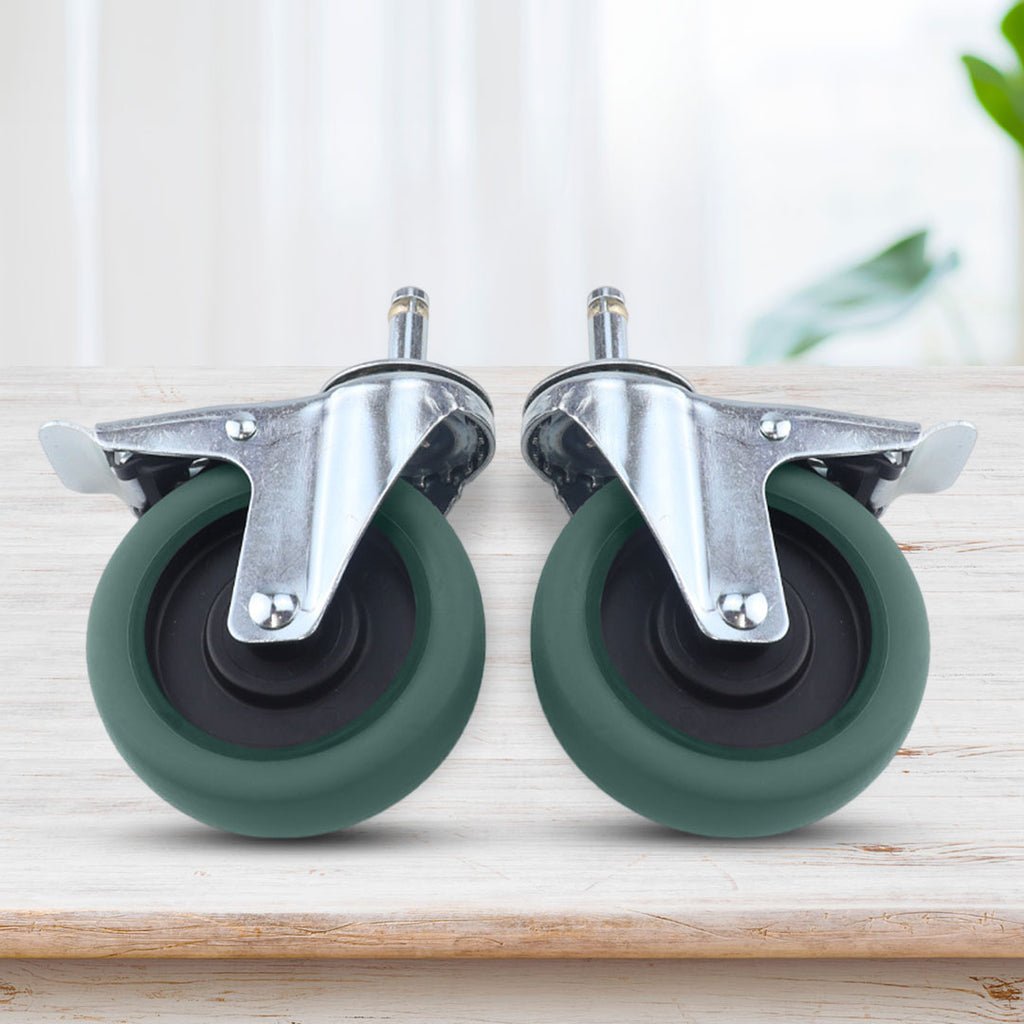 4" Swivel Castor Wheels with 2 Lock Brakes Casters