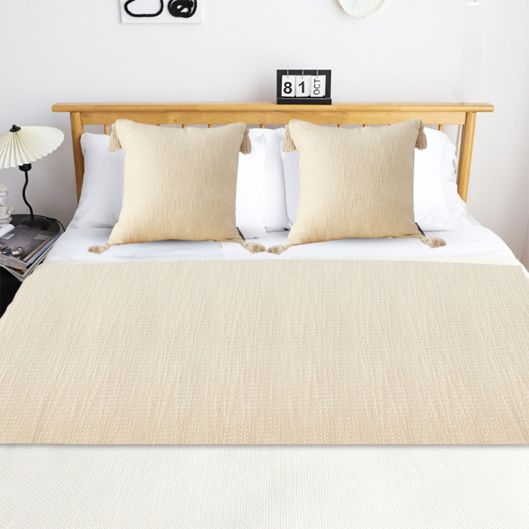 1.5m Bed Vintage Scarf Runner Bedding Tail Pad Flag For Home Hotel Set of 3