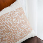 SOGA 2X 50cm Modern Beige Block Textured Decorative Throw Pillow