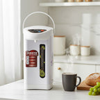 SOGA 4.2L White Plastic Exterior Electric Thermal Pot Dispenser with 3 Dispensing Modes