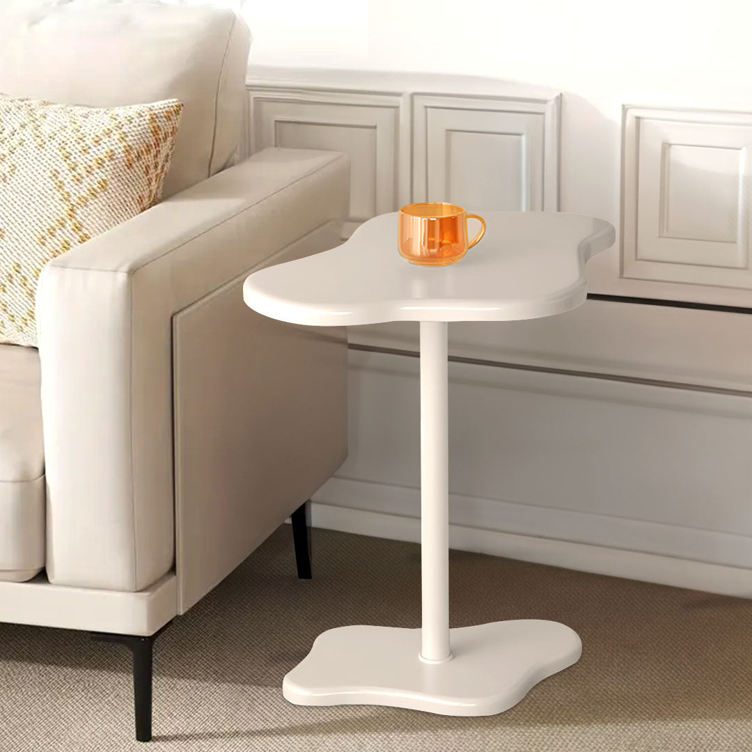 42x28cm White Minimalist Cloud Shaped Table