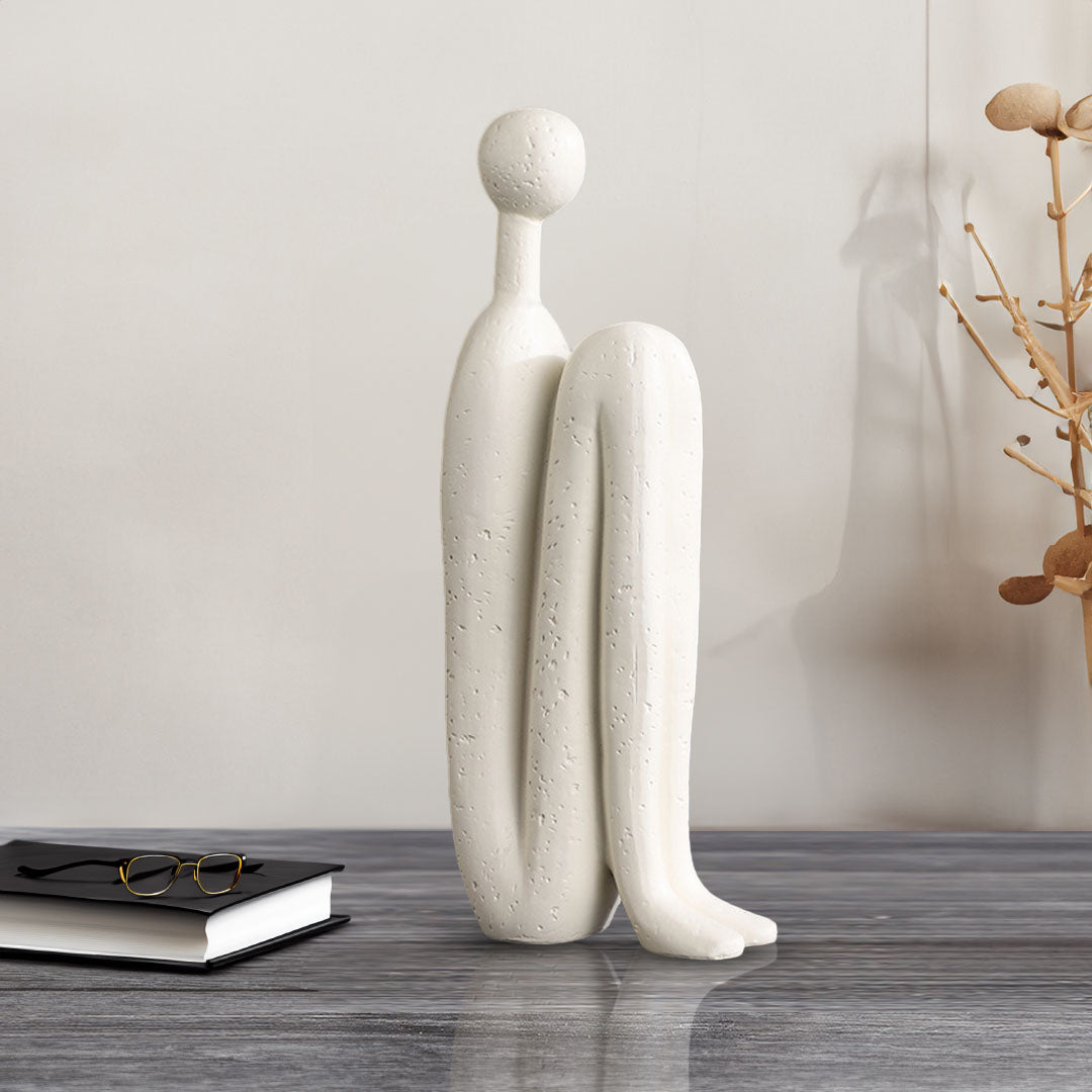 10x28cm Ornament Modern Stickman Art Sculpture Minimalist Resin