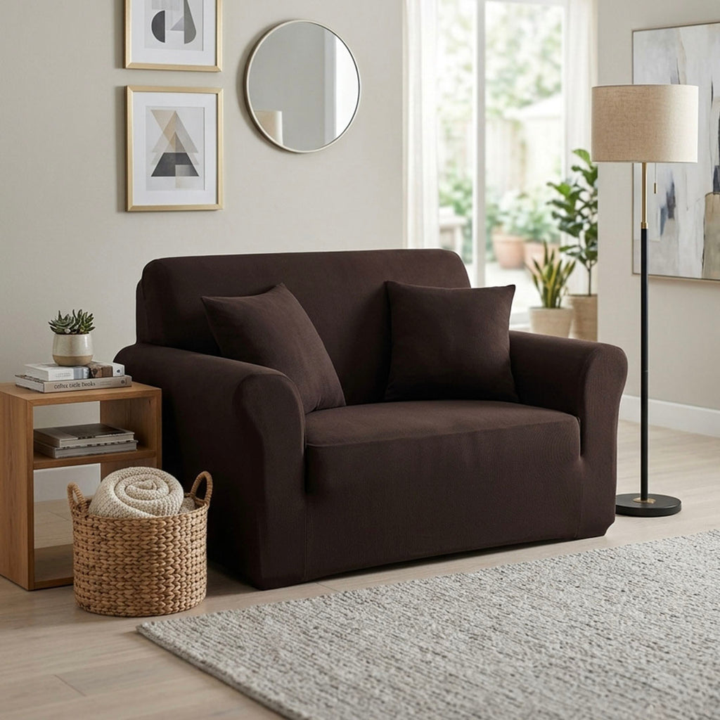 High Stretch 1-Seater Coffee Sofa Slipcover