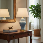 Ceramic Table Lamp Blue