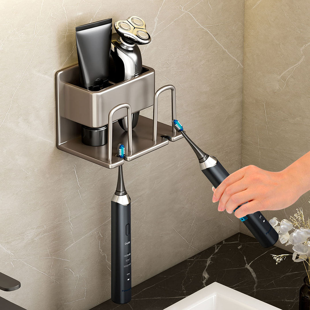 15cm Wall-Mounted Bathroom Storage Rack