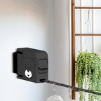 160mm Wall-Mounted Clothes Line Dry Rack Black