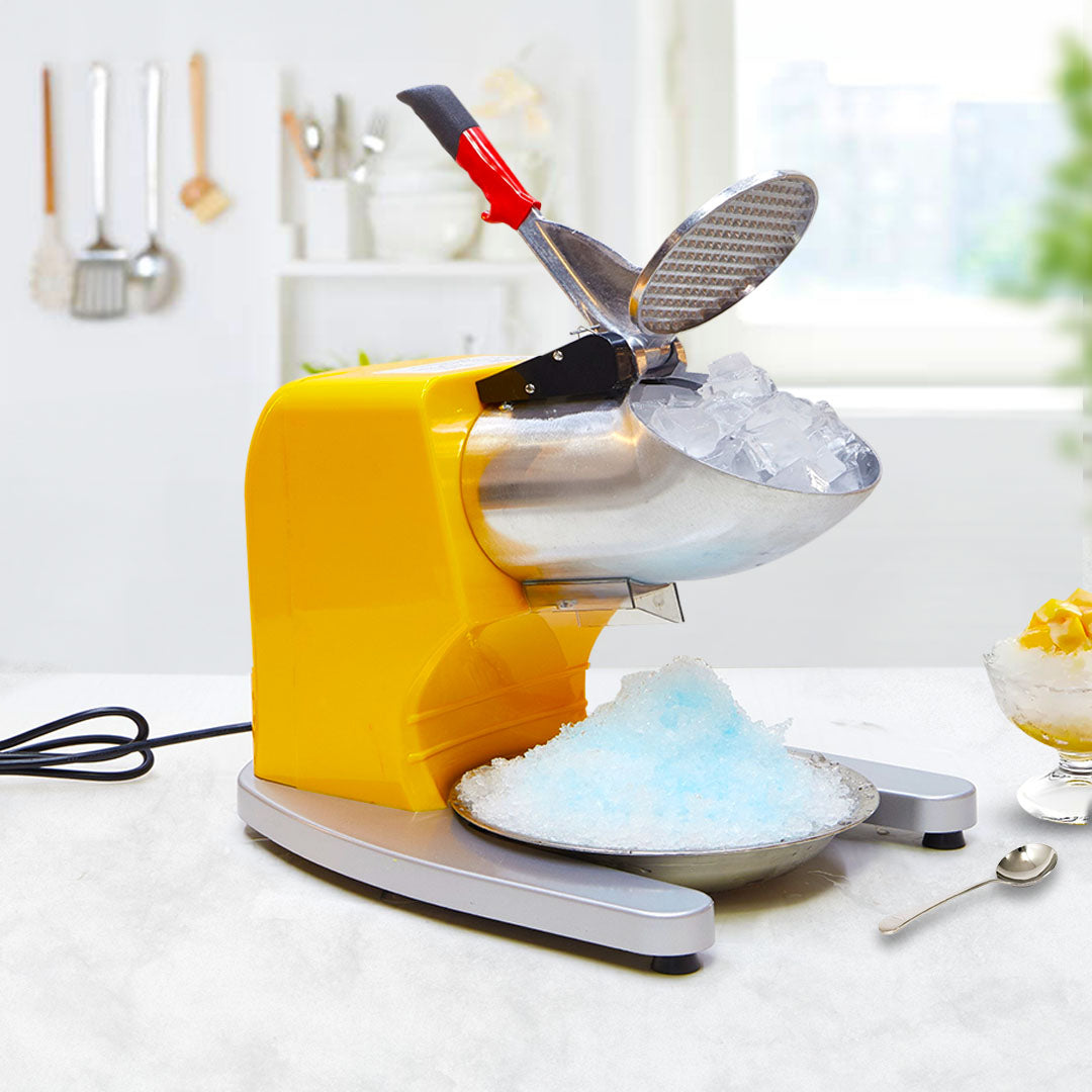 Ice Shaver Electric Ice Crusher Yellow