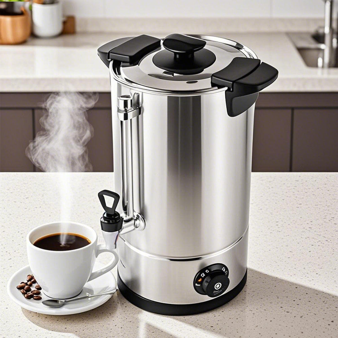 SOGA Electric Water Boiler – 12L Stainless Steel Hot Water Urn