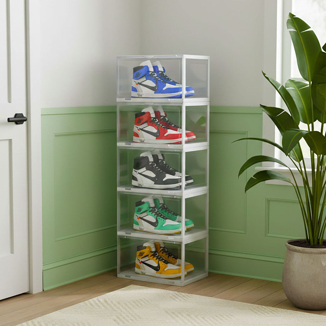 5 Tier Transparent Shoe Organiser