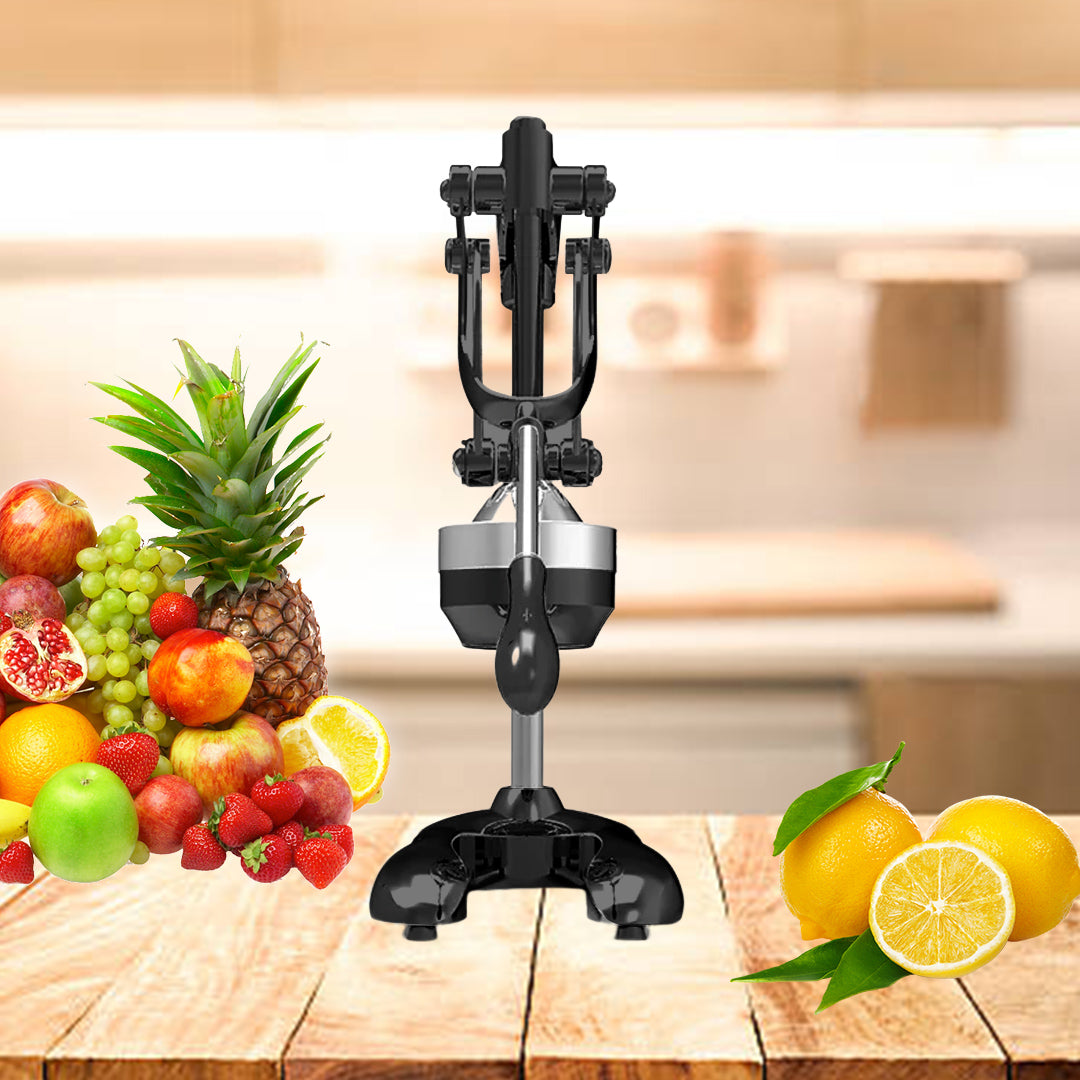 Stainless Steel Manual Juicer Black
