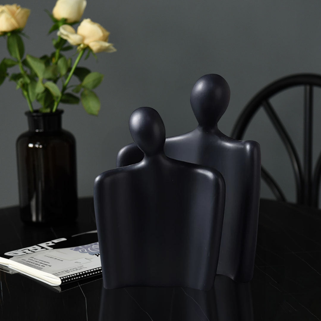 Ornament Set of 2 Abstract Human Figurine Sculptures