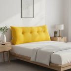 SOGA 120cm Yellow Triangular Wedge Bed Pillow Headboard Backrest