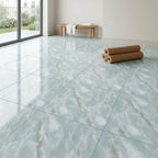 SOGA Peel & Stick Floor and Wall Tiles 30 x 30cm 10 Pack Jade Faux Marble