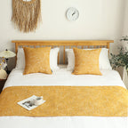 1.5m Bed 3D Arched Bed Banner Vintage Scarf Runner Bedding Tail Pad Flag Set of 3