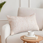 SOGA 2X 35cm Neutral Beige Speckled Pattern Contemporary Throw Pillow